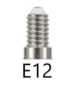 Ampoules E12 et douilles