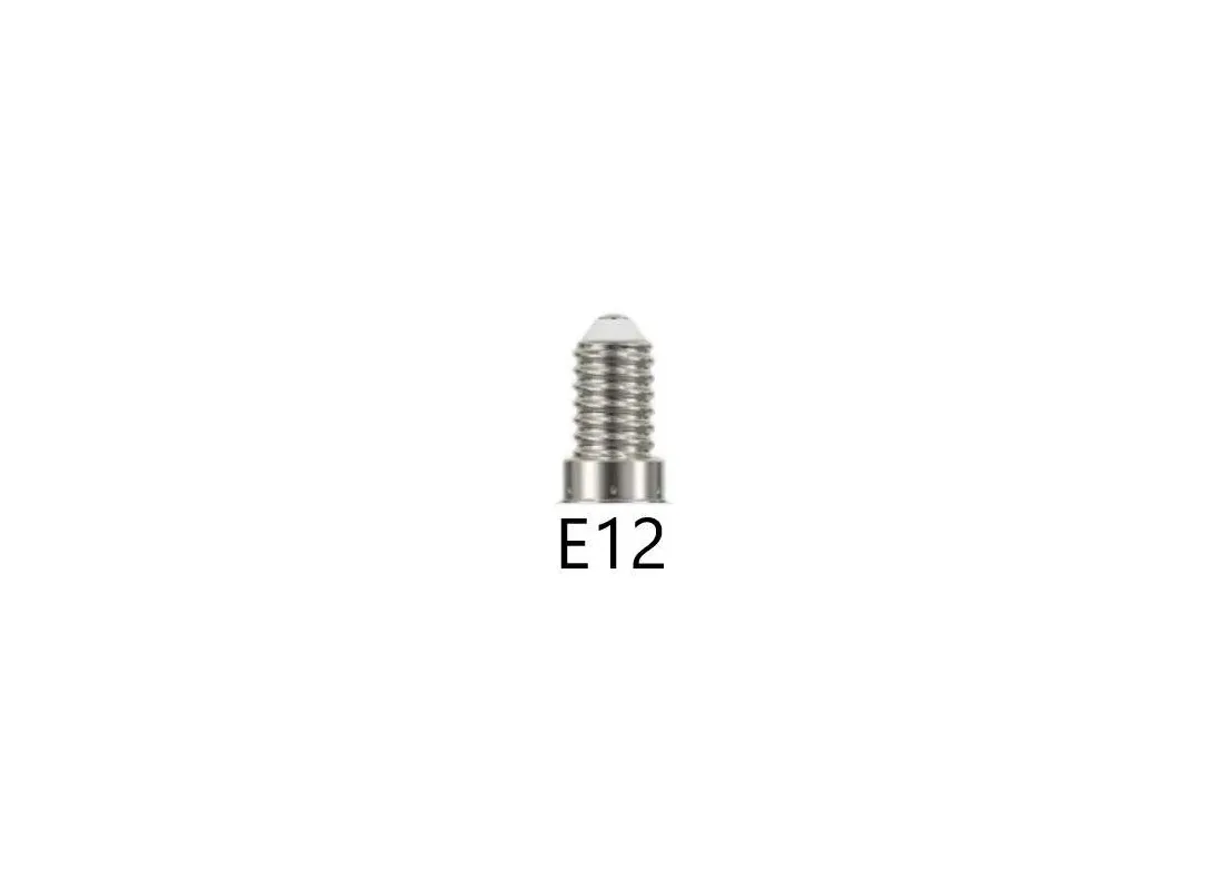 E12 lampen en stopcontacten