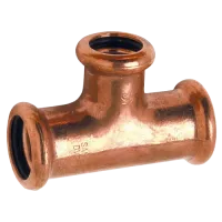 Koperen T-stukken krimpen