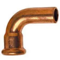 Krimpkoperbochten 90° mannelijk vrouwelijk