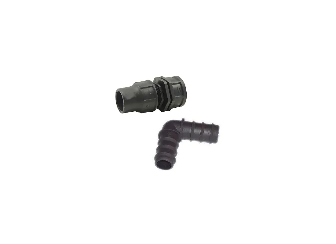 Drip irrigation fittings and connectors