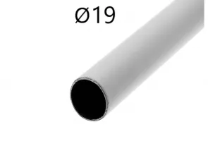Tringles et supports pour penderie diamètre 19 mm 