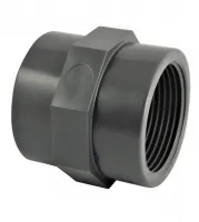 PVC drukmanchet opschroeven