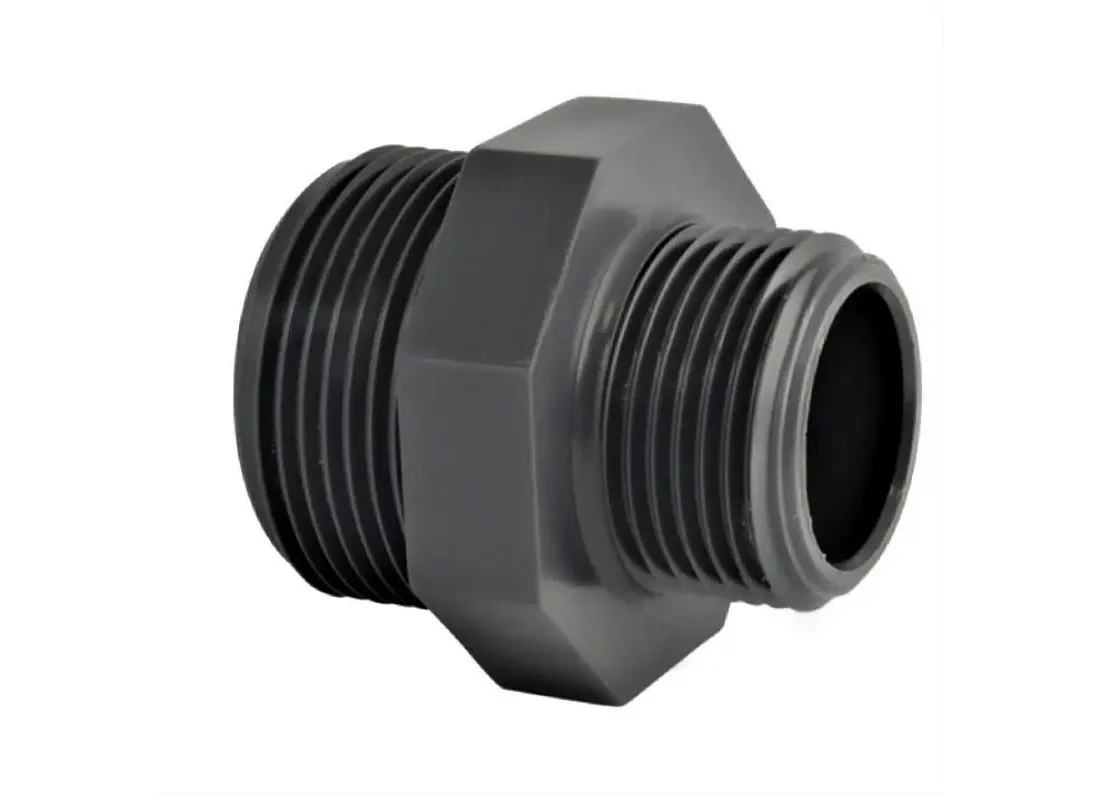 PVC nippel met verminderde druk