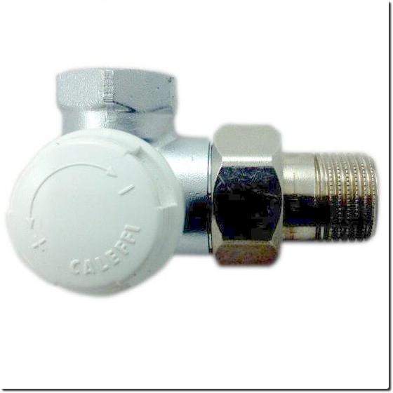Thermostatic body with double angle L or R