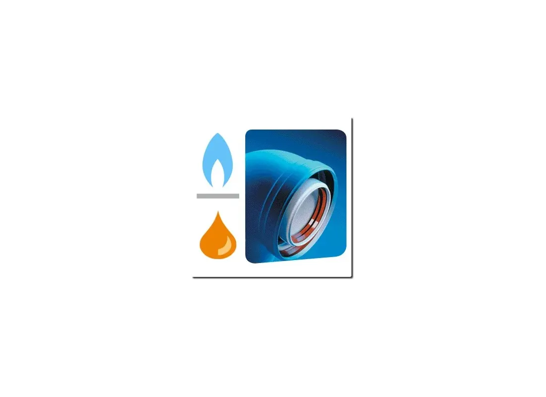 Horizontale / verticale gas- en olieafvoerpijp voor condensatie