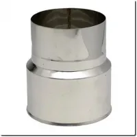 Stainless steel reducer for tubing start on Tee or rigid pipe