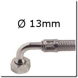Plumbing hoses D.13mm bent