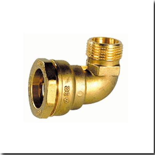 Threaded male elbow fitting