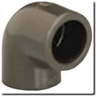 Gomito 90° Femmina/femmina PVC HTA