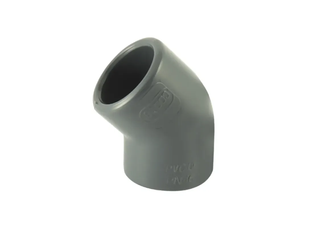 45° PVC-drukbocht