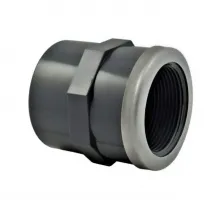 Female threaded outlet sleeve reinforced PVC pressure
