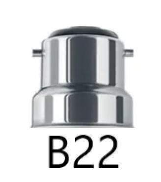 Casquillo para bombilla B22
