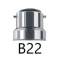 Bulb socket B22