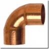 Winkel 90° weiblich/weiblich 90 Kupfer