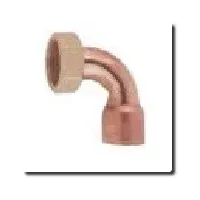 2-piece elbow fitting copper sleeve