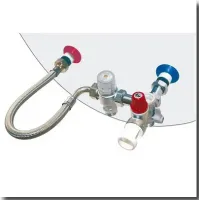 Water heater safety kit against legionellosis