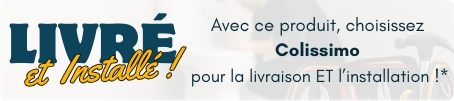 Colissimo livré et installé