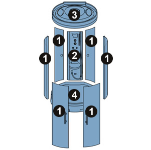 NOVELLINI exploded view ANTIS