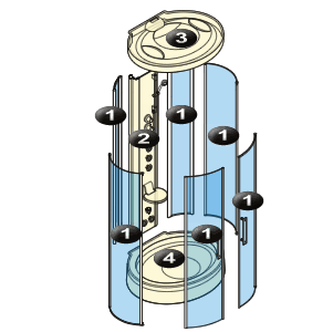 NOVELLINI exploded view ARES 1