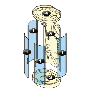 NOVELLINI exploded view ARES 2