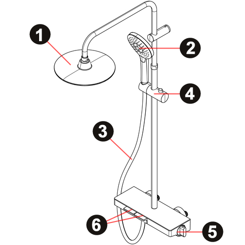 NOVELLINI exploded view COLONNA Y