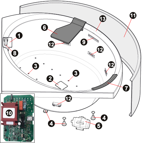 NOVELLINI exploded view DIVINA C