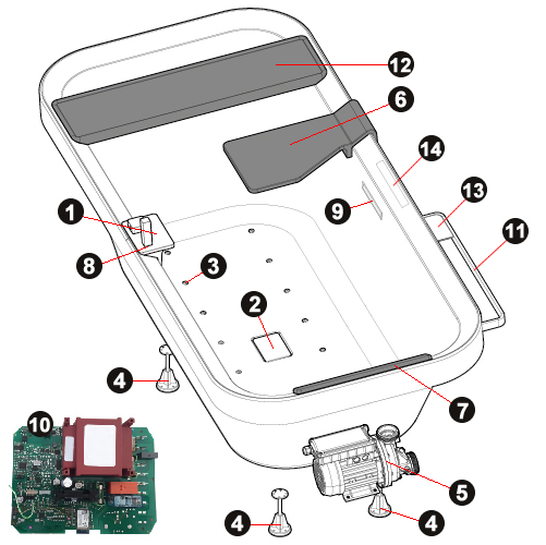 NOVELLINI exploded view DIVINA F