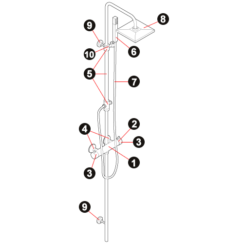 NOVELLINI exploded view EASY 1