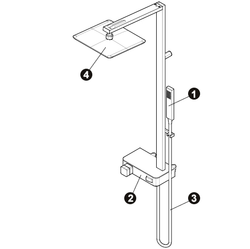 NOVELLINI exploded view FLOW