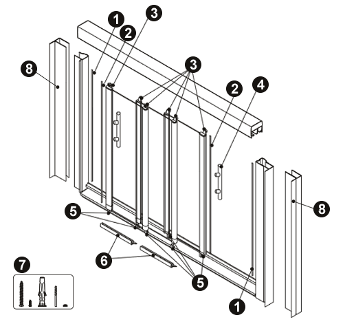 NOVELLINI exploded view FRESH P