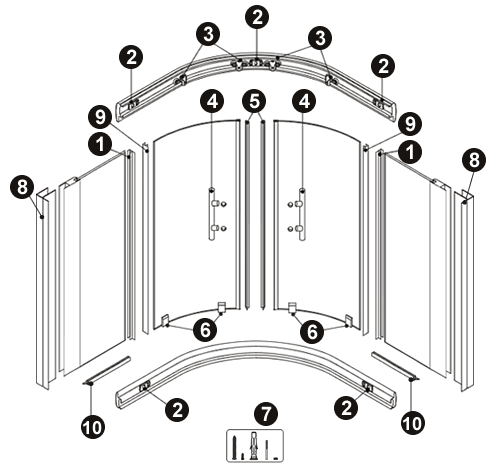 NOVELLINI exploded view FRESH R