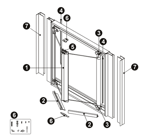NOVELLINI exploded view FRESH S