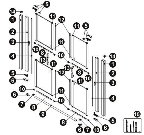 NOVELLINI exploded view FREE 2B