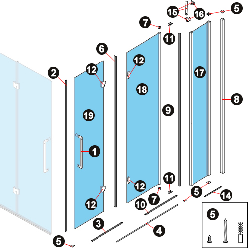 NOVELLINI exploded view FREE 3 3AS-DX