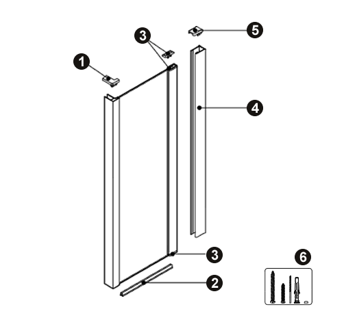 NOVELLINI exploded view FREE F per GFLIN-1B