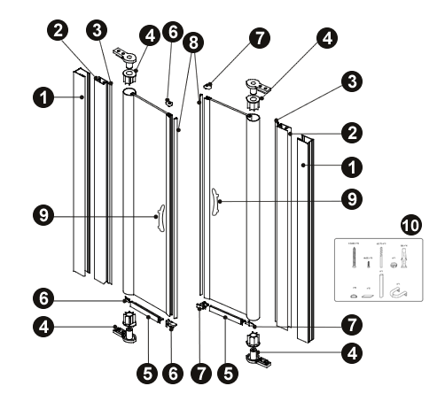 NOVELLINI exploded view GI12BPD2B