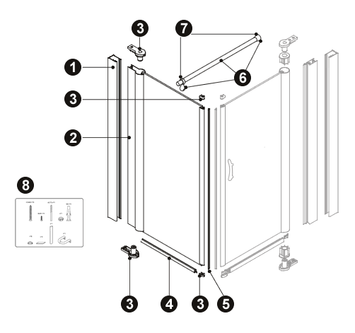 NOVELLINI exploded view GI1GFFD