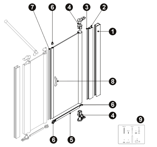 NOVELLINI exploded view GI1GFLDX1B