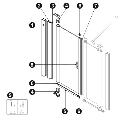 Vista esplosa NOVELLINI GI1GFLSX1B