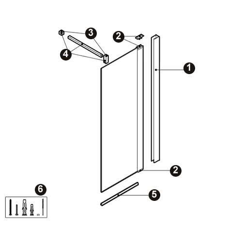 NOVELLINI exploded view GIADA H