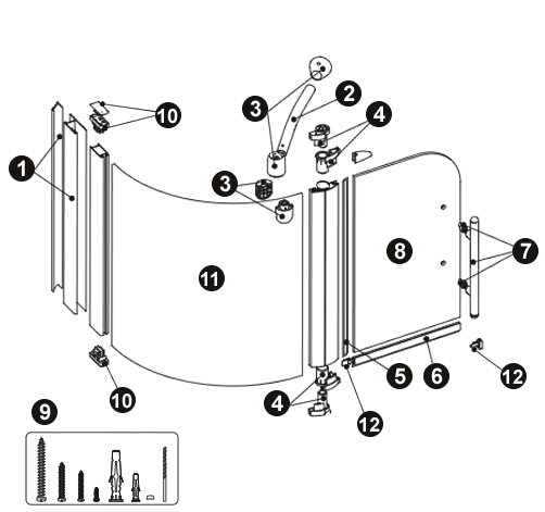 NOVELLINI exploded view GO6