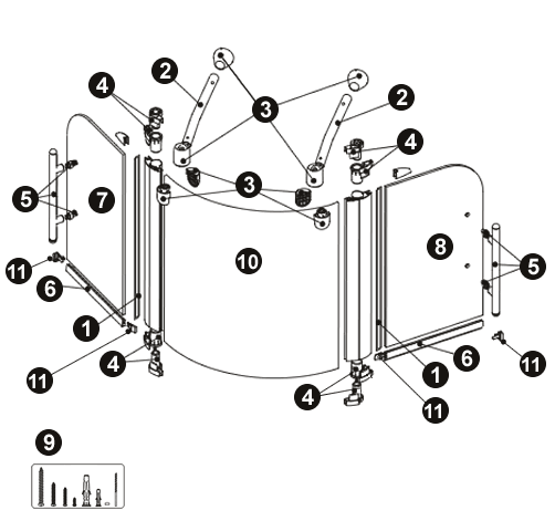 NOVELLINI exploded view GO8