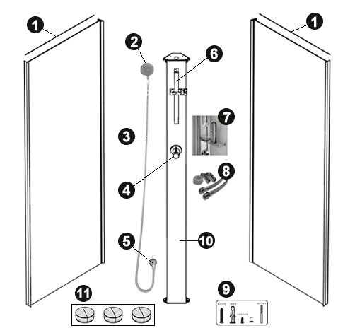 Vue éclatée NOVELLINI GX 11 1 PC
