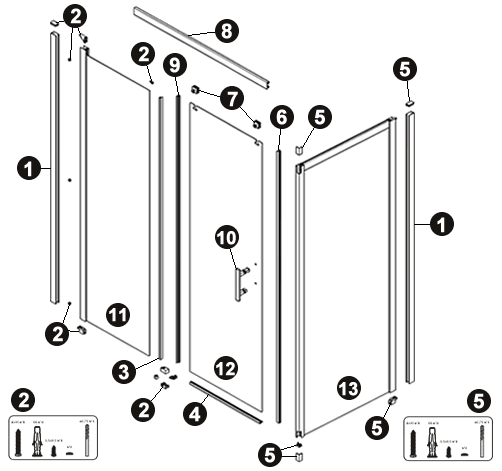 NOVELLINI-Explosionszeichnung GX 11 BOX2P