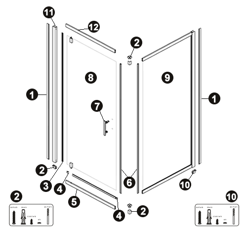 NOVELLINI-explosietekening HC2 BOXG
