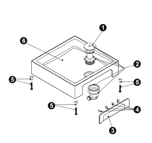 Vista esplosa NOVELLINI HOLIDAY 80GF PIATTO