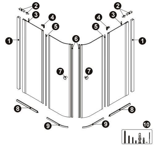 NOVELLINI exploded view JUMP