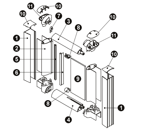 NOVELLINI exploded view KI12PDXF