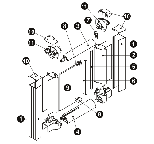 NOVELLINI exploded view KI12PSXF